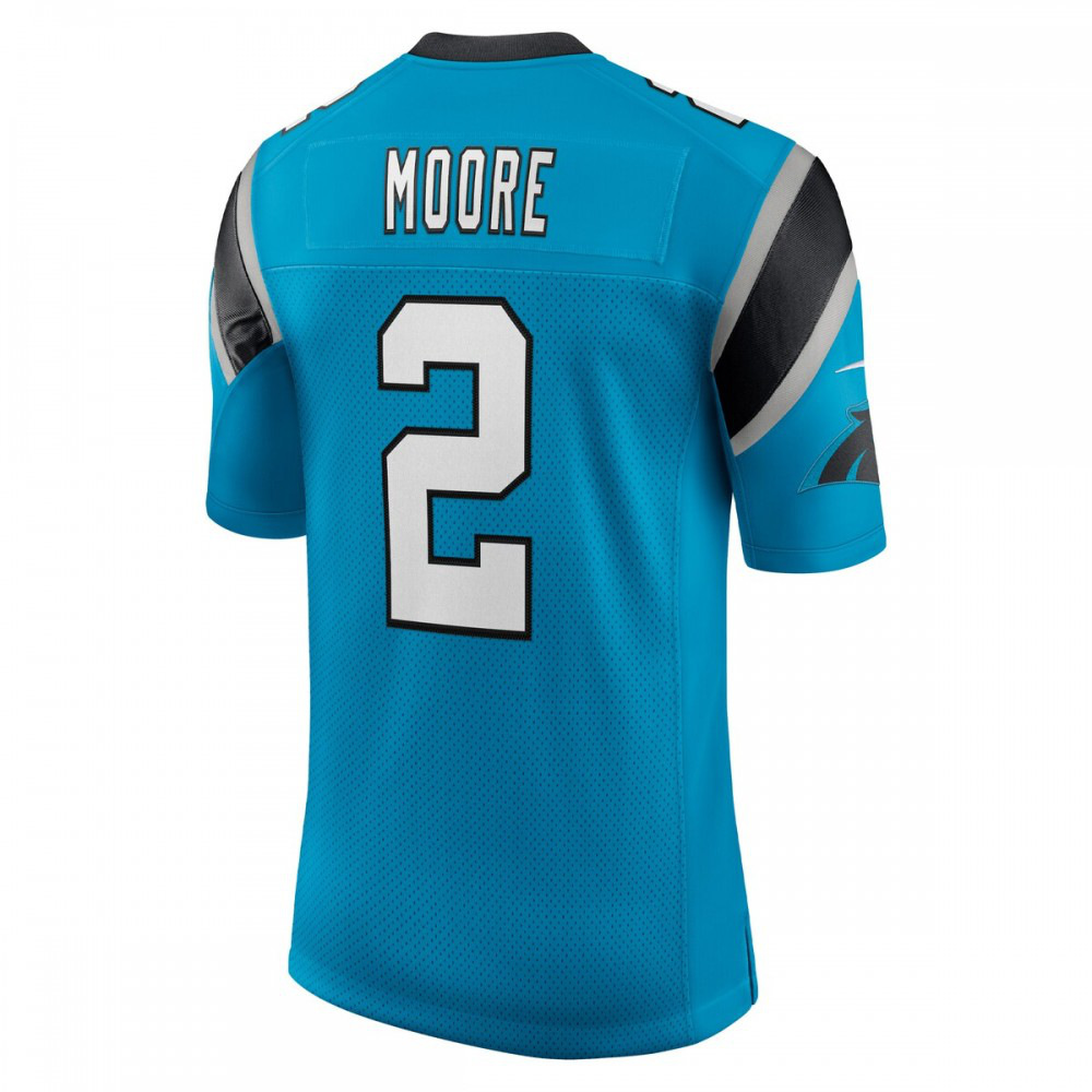 D.J. Moore Carolina Panthers Nike Vapor Limited Jersey - Blue-Profan Arena
